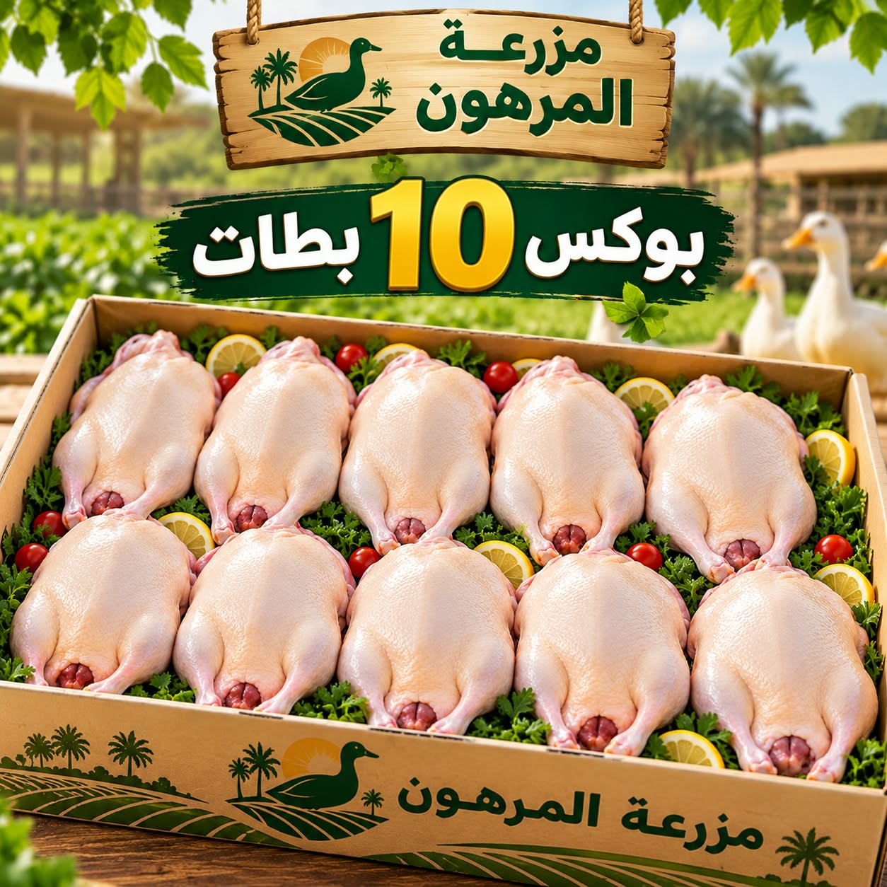 Box of 10 ducks